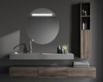 Espejo Kapoor luz led blanca diámetro 70 cm AMBIENTE2