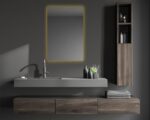 Espejo Sahara con luz Led calida 90 x 70 cm ambiente 2
